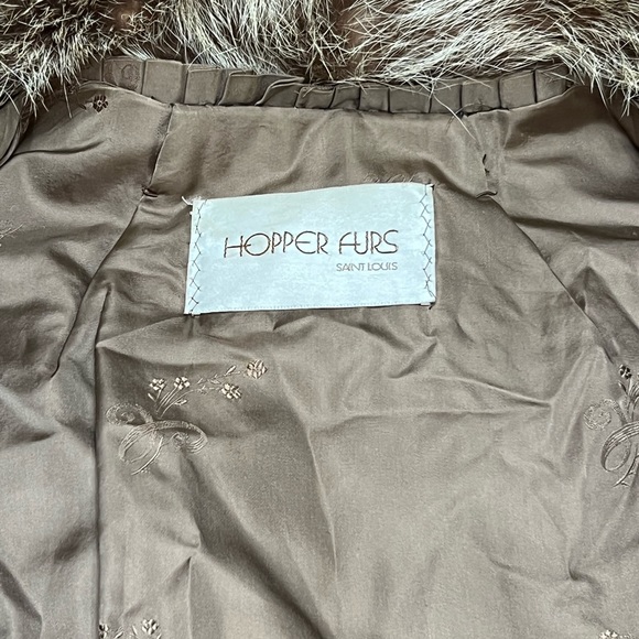 Vintage Hopper Furs Mid Length Raccoon Coat. Sz S-M - Picture 15 of 16